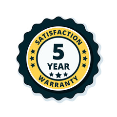 5 Year Warranty