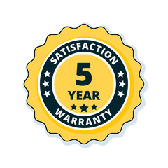 5 Year Warranty