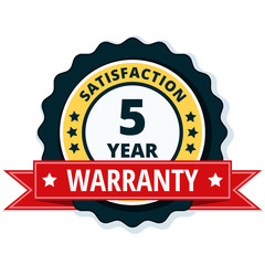 5 Year Warranty