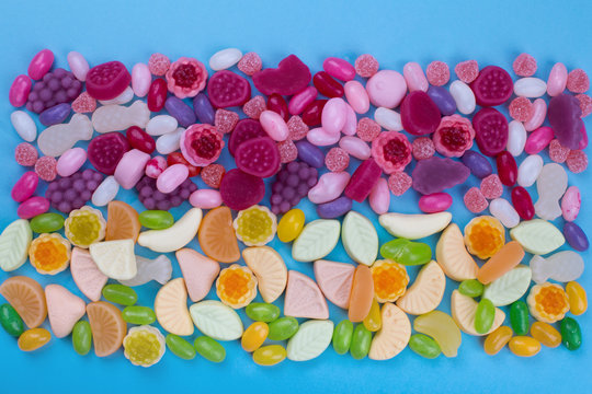  candies and jelly beans