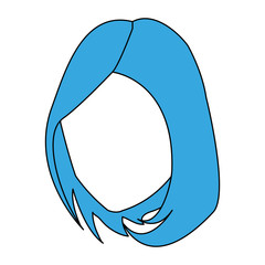 Woman faceless cartoon vector illustration graphic design