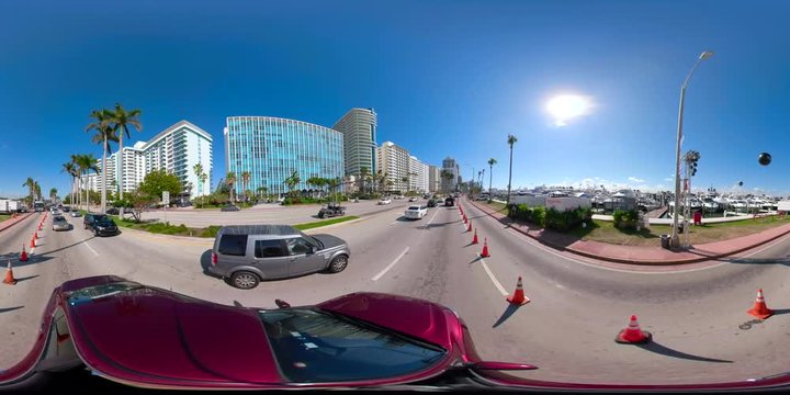 360 vr footage Miami Beach boat show
