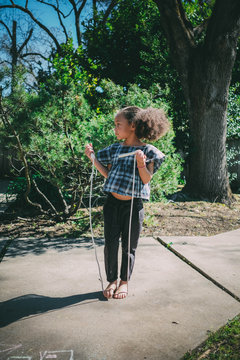 Young girls with Jumprope