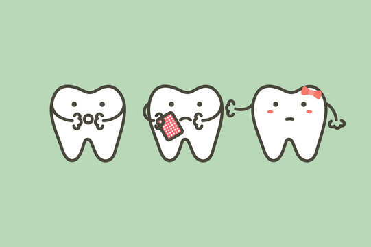 tooth have a toothache because decay tooth or dental caries