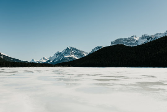 Frozen Lake Landscape