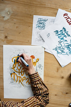 Creative hand lettering