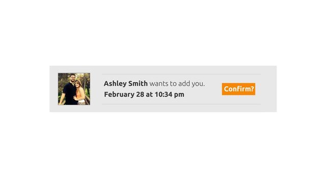 Generic Social Media Pop-Up Notification - Friend request