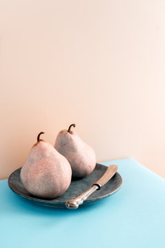 Technicolor pears.