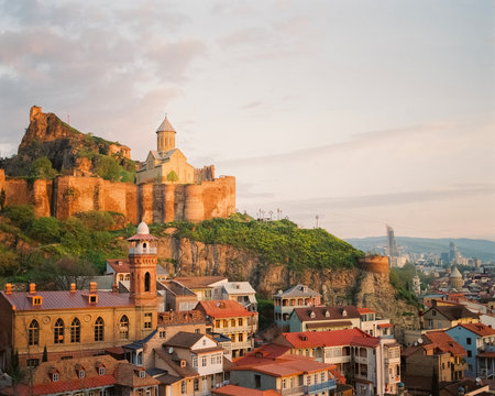 Cityscape of ancient town