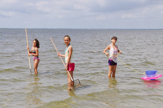 Clamming at Assateague National Seashore Park