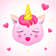 Unicorn vector illustration