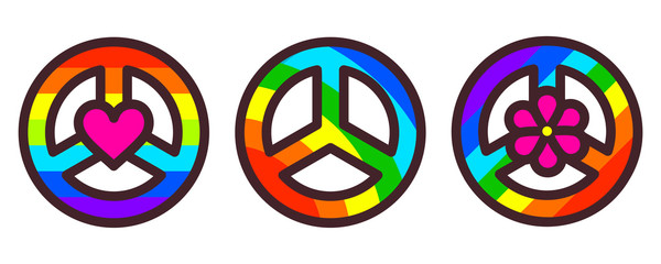 Peace symbol vector illustration