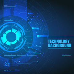 Obraz premium technology abstract background