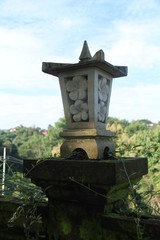 Obraz premium house fence ornaments from cement