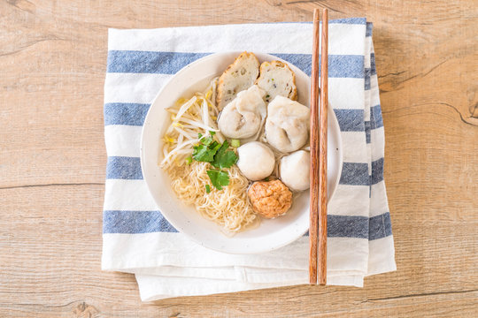 Noodles With Fish Ball In Soup