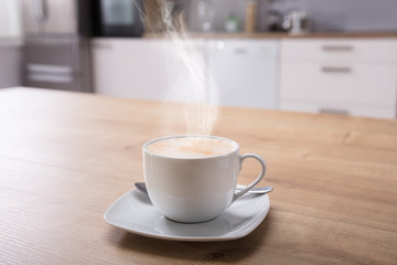 Close-up Of Hot Coffee