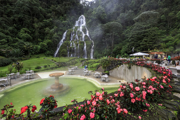 Thermal sources Santa Rosa de Cabal in the coffee zone of Pereira, Colombia