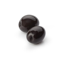 Two black olives