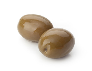 Two marinated olives