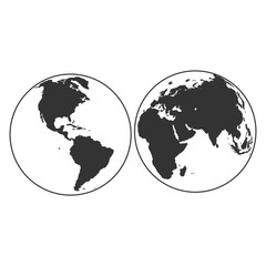 globe earth icon