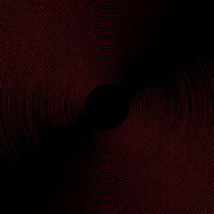 sound wave on dark background