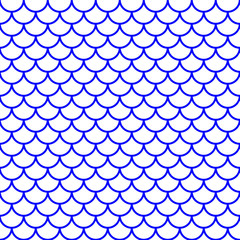 Girlish fish scale pattern