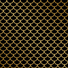 Girlish fish scale pattern