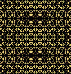 Classic seamless golden pattern. Traditional orient ornament. Classic vintage background