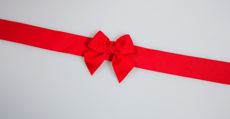 ribbon or red ribbon on a background.