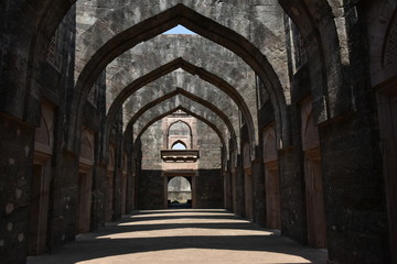 Hindola Mahal, Mandu, Madhya Pradesh, India