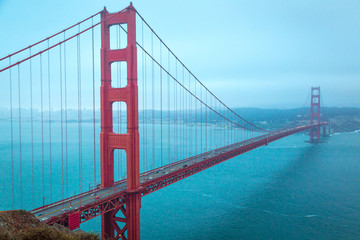 Fototapeta na wymiar Golden Gate Bridge in San Francisco, California