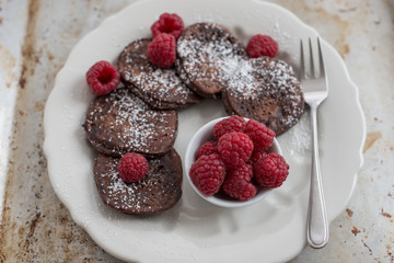 Schokoladen Pancakes 