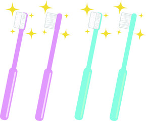 Clean toothbrush set
