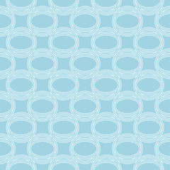 Light blue geometric ornament. Seamless pattern