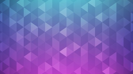 Obraz premium Abstract background, white transparent triangle shape on blue and pink gradient