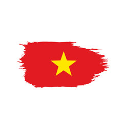 Vietnam flag, vector illustration