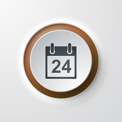 icône bouton agenda