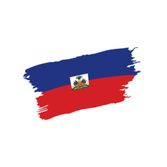 Haiti flag, vector illustration