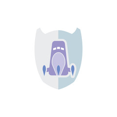 Rocket Shield Logo Icon Design
