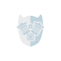 Motor Shield Logo Icon Design