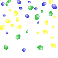Background with Colorful balloons. Simple Feminine Pattern for Card, Invitation, Print. Trendy Decoration with Beautiful balloons. 