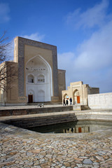 Fototapeta na wymiar Memorial complex of Chor-Bakr view near Bukhara, Uzbekistan