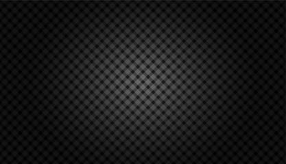 Black lighting background with mirror diagonal stripes. Vector abstract background