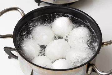 Meubelstickers ゆで卵 © Tsuboya