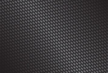 Naklejka na ściany i meble Dark carbon fiber background, stock vector illustration