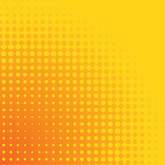 retro comic yellow background raster gradient halftone, stock vector illustration eps 10