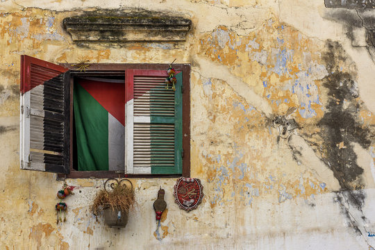 Close up of window