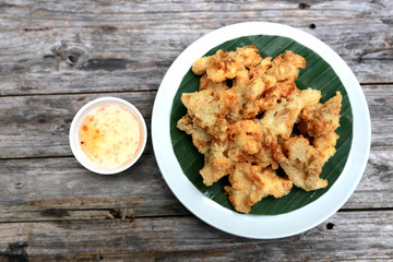 Deep fried pork