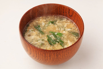 ニラのかきたま汁