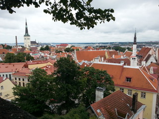 Über den Dächern von Tallinn, Estland